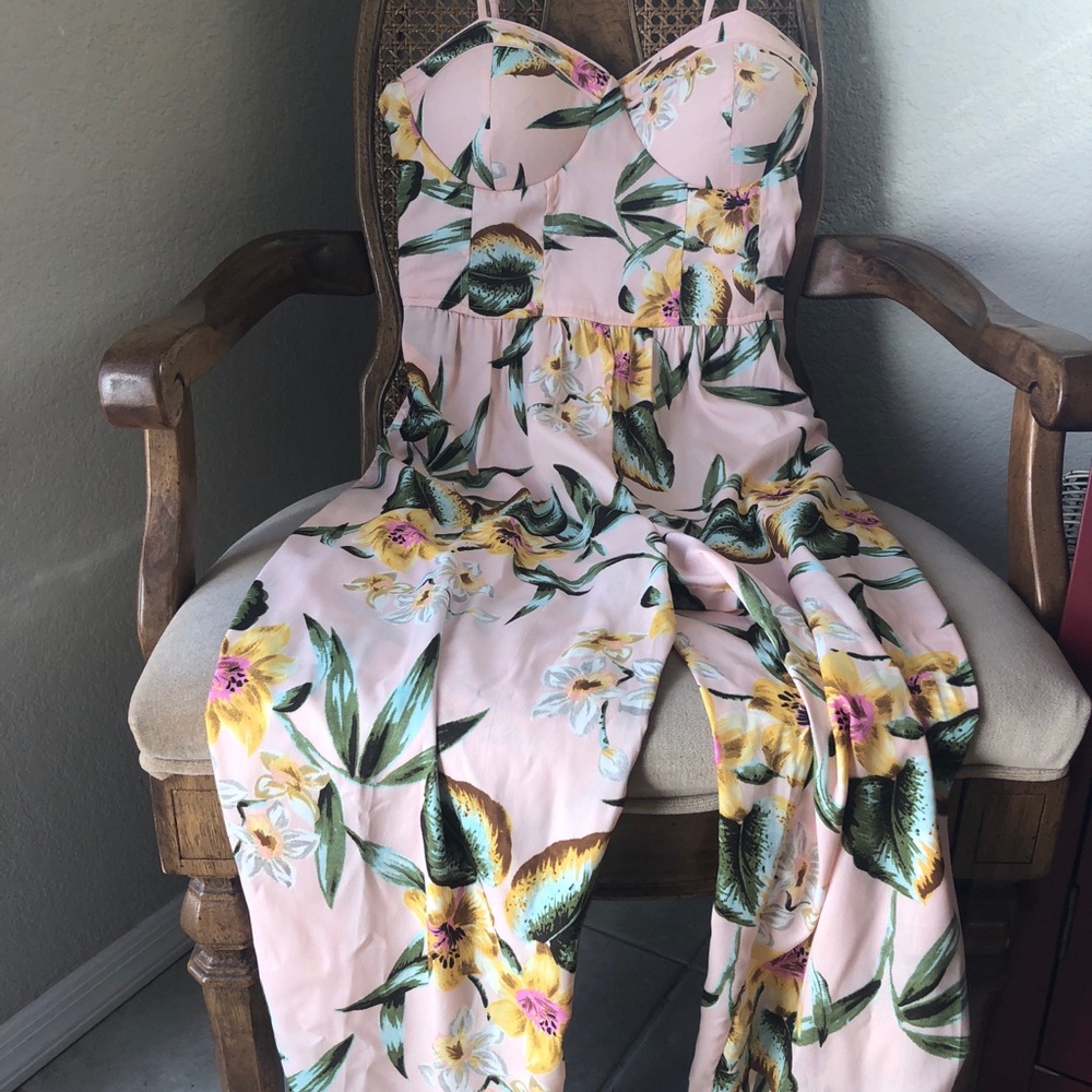 Floral pant jumpsuit